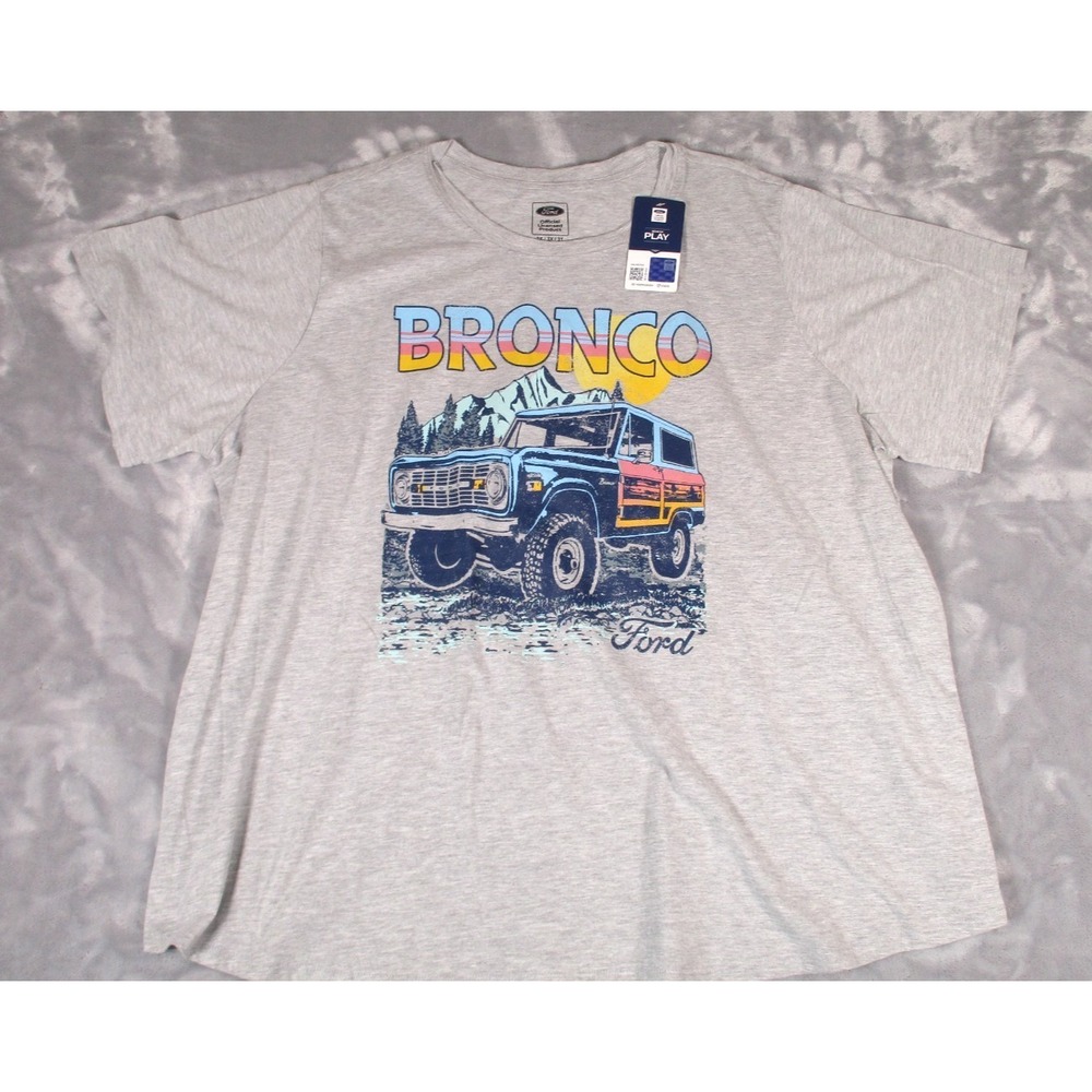 Ford Officially Licensed Men's Bronco Retro Print Tee T-Shirt Size 3XL NEW W/tag